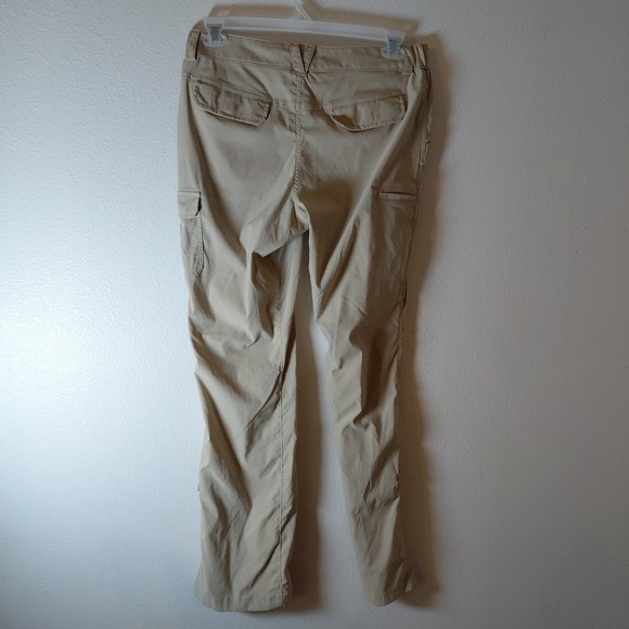 Duluth Trading Dry On The Fly Convertible Pants 10 X 33 Beige Khaki 56958 Hiking - Picture 4 of 12